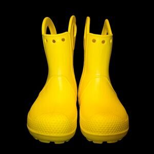 Crocs Kids/Toddlers Rainboots Yellow, Size C7